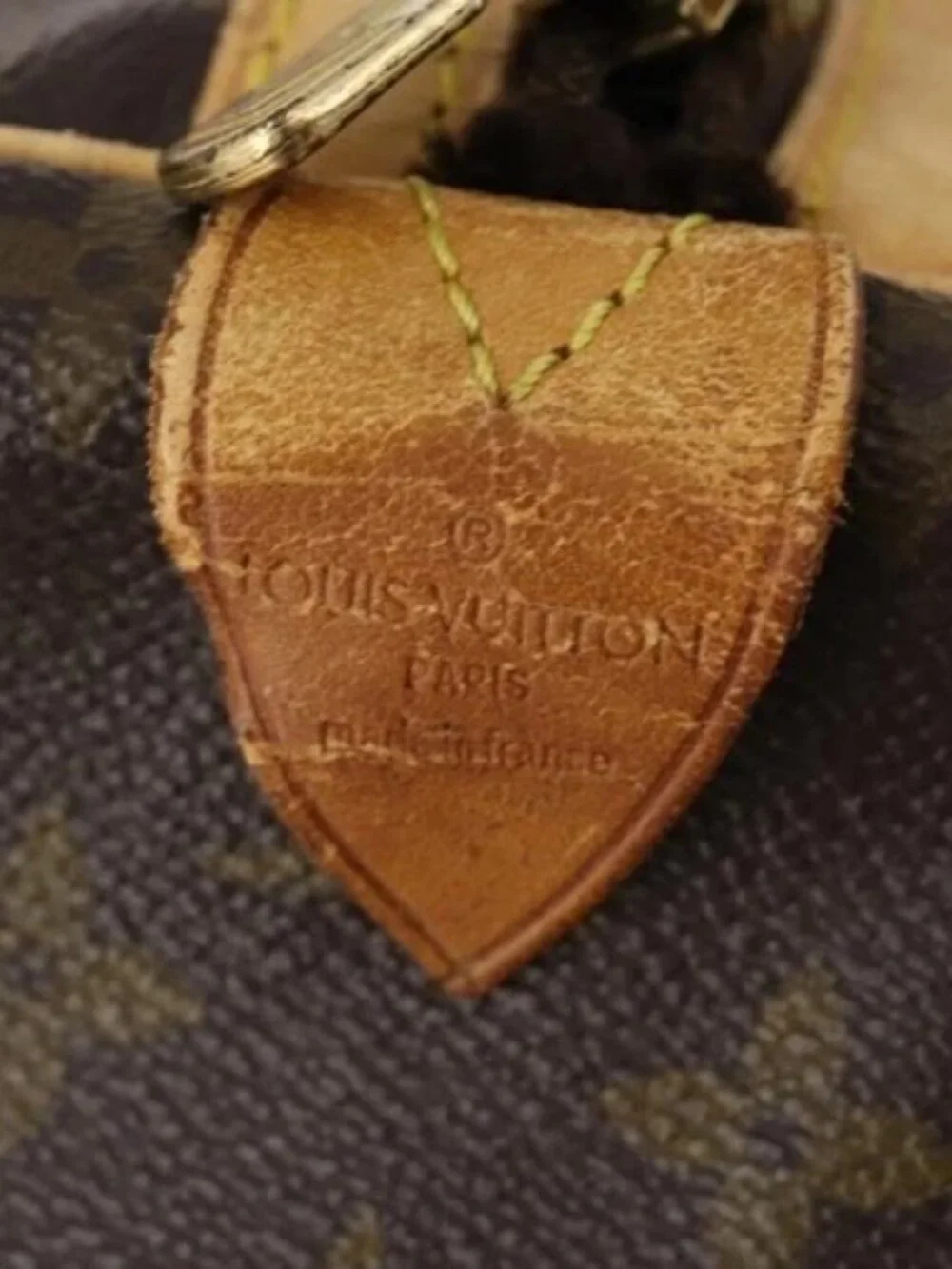 LOUIS VUITTON Monogram Sac Souple 55 Boston Bag M41622 LV Auth bs34380